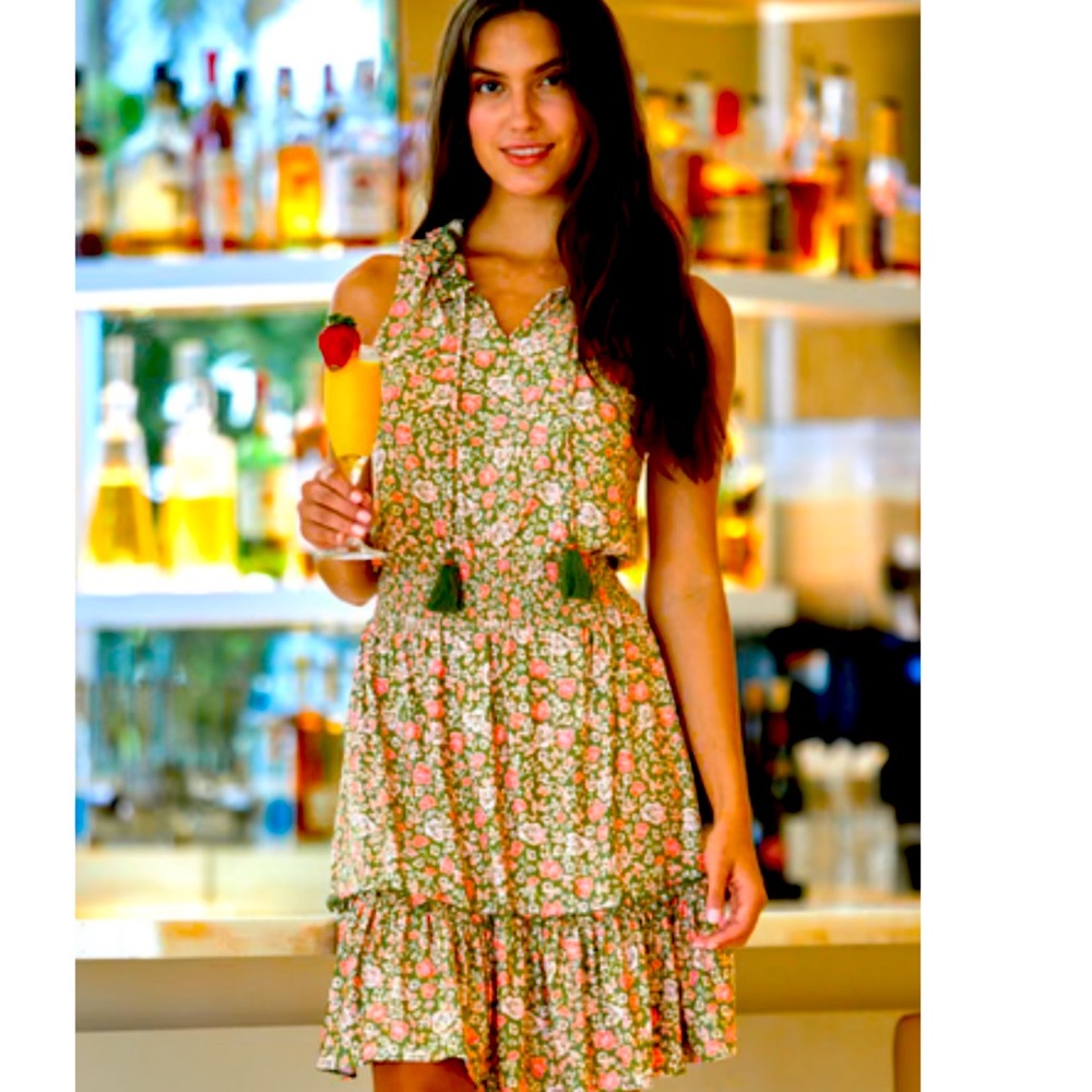 Cabana Life - Jetties Beach Smocked Waist dress. Large